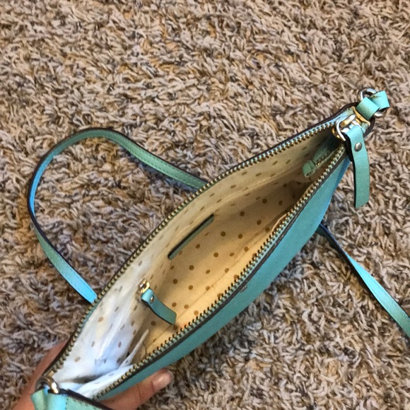 Kate Spade Teal Crossbody Purse - Picture 5 of 6